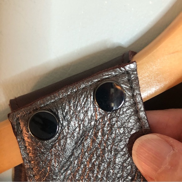 3.1 Phillip Lim Two-Tone Leather Shift Dress in Graphite. Size 2. - Picture 7 of 16